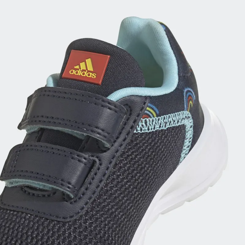 adidas Tensaur Run Sport Running met Dubbel Klittenband Legend Ink / Bold Orange / Impact Yellow (GY2462)