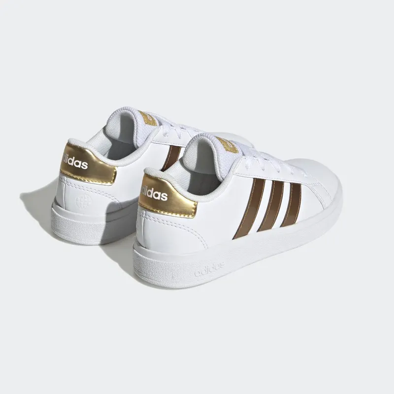adidas Grand Court Sustainable Lifestyle Tennis Veterschoenen Cloud White / Cloud White / Matte Gold (GY2578)