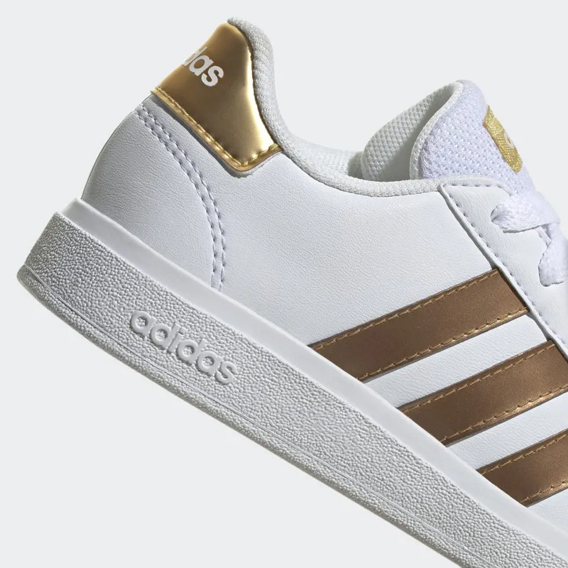 adidas Grand Court Sustainable Lifestyle Tennis Veterschoenen Cloud White / Cloud White / Matte Gold (GY2578)