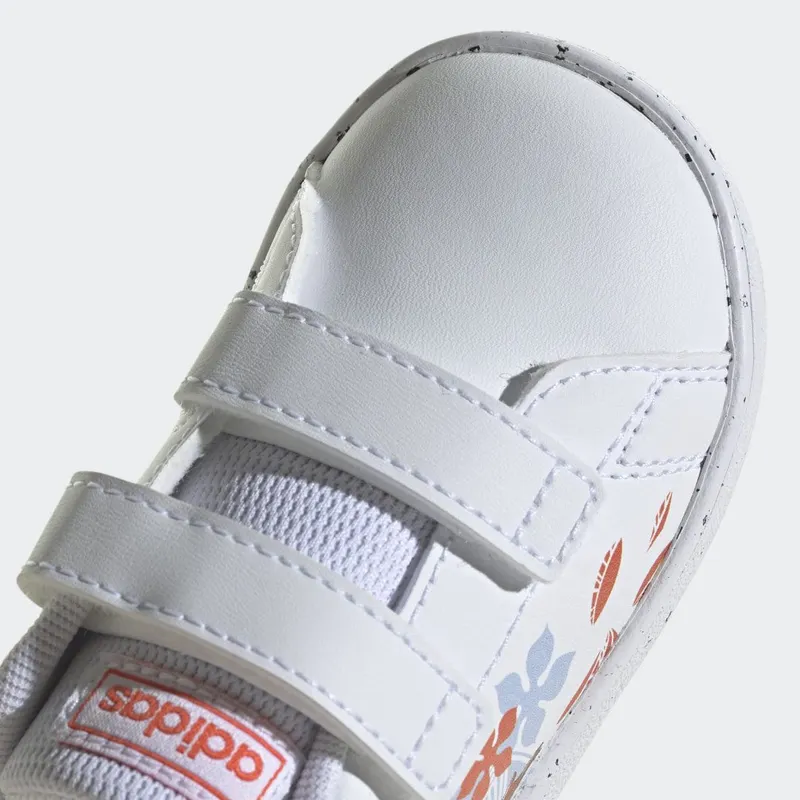 adidas adidas x Disney Advantage Moana met Klittenband Cloud White / Blue Dawn / Semi Impact Orange (GZ9467)