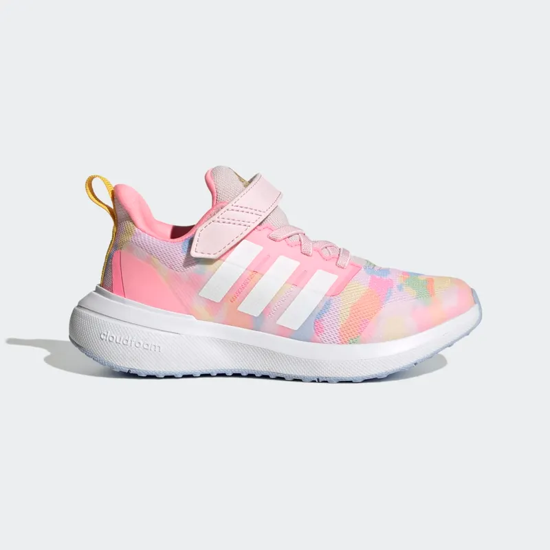 adidas Fortarun 2.0 Cloudfoam Sport Running met Elastische Veters en Klittenband Clear Pink / Cloud White / Blue Dawn (GZ9752)
