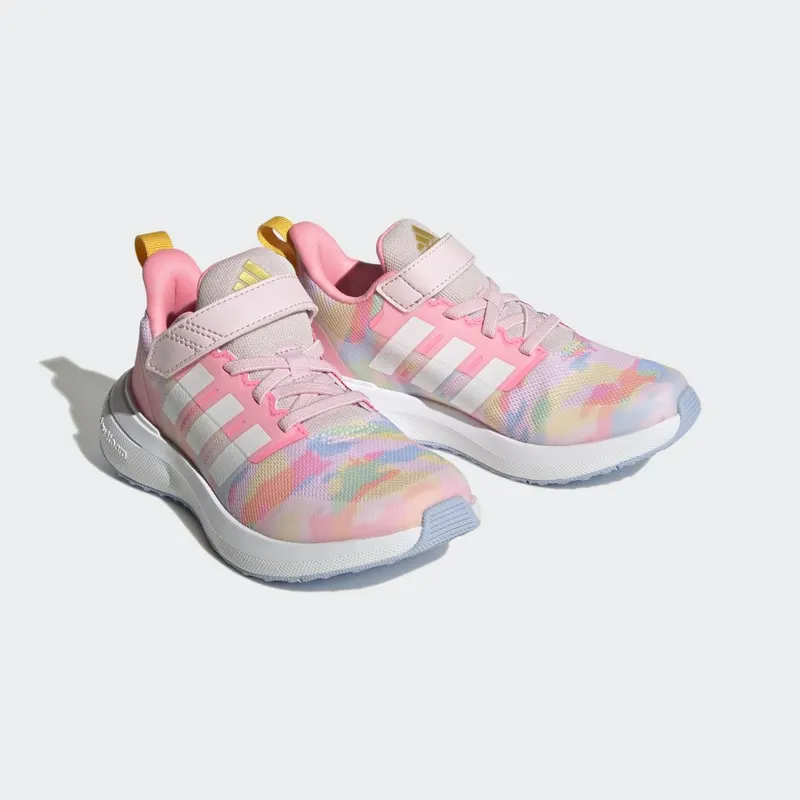 adidas Fortarun 2.0 Cloudfoam Sport Running met Elastische Veters en Klittenband Clear Pink / Cloud White / Blue Dawn (GZ9752)