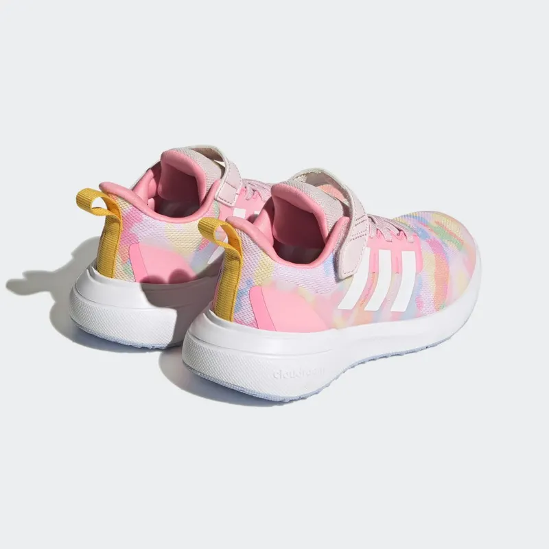 adidas Fortarun 2.0 Cloudfoam Sport Running met Elastische Veters en Klittenband Clear Pink / Cloud White / Blue Dawn (GZ9752)
