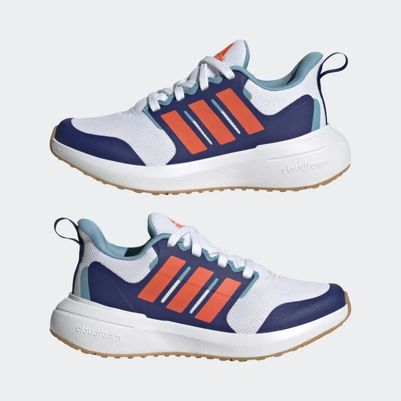 adidas Fortarun 2.0 Cloudfoam Sport Running Veterschoenen Cloud White / Solar Red / Victory Blue (HP5441)