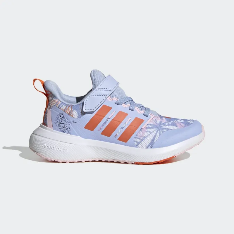 adidas adidas x Disney FortaRun 2.0 Moana Cloudfoam Sport Running met Elastische Veters en Klittenband Blue Dawn / Semi Impact Orange / Cloud White (HP8999)