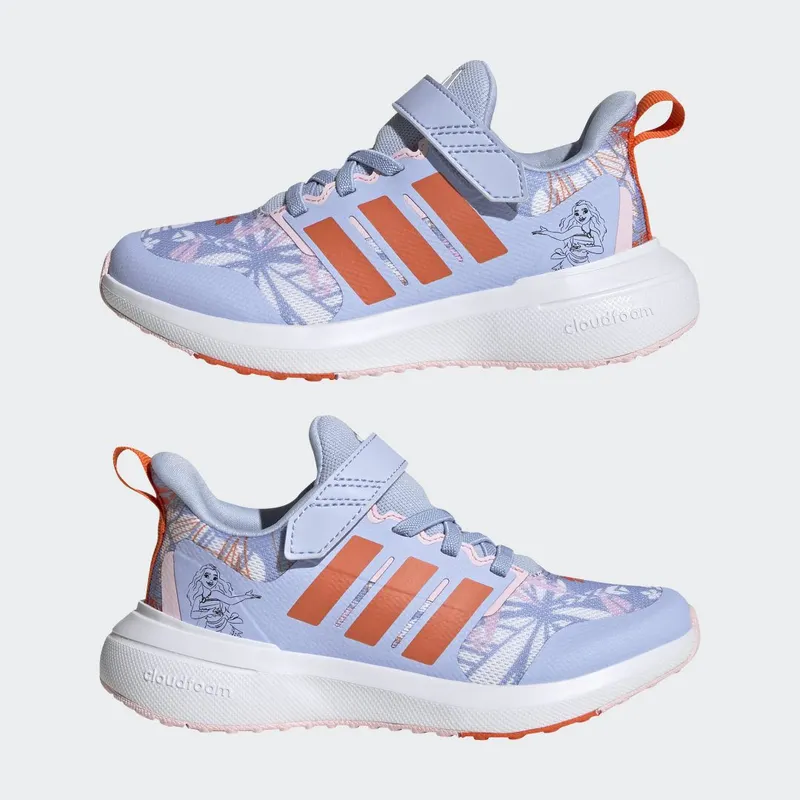 adidas adidas x Disney FortaRun 2.0 Moana Cloudfoam Sport Running met Elastische Veters en Klittenband Blue Dawn / Semi Impact Orange / Cloud White (HP8999)
