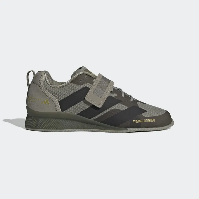 adidas Adipower Weightlifting 3 Silver Pebble / Core Black / Olive Strata (HQ1922)
