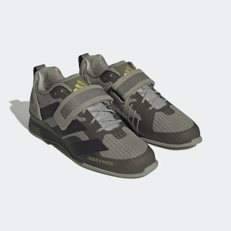 adidas Adipower Weightlifting 3 Silver Pebble / Core Black / Olive Strata (HQ1922)