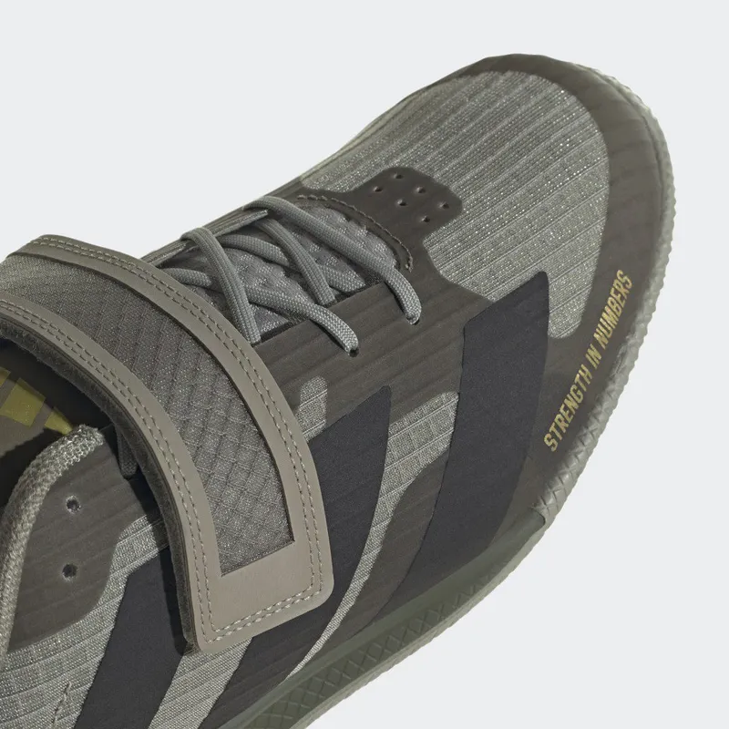 adidas Adipower Weightlifting 3 Silver Pebble / Core Black / Olive Strata (HQ1922)
