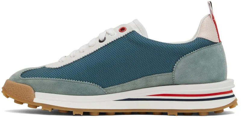 Thom Browne Blue Mesh Tech Runner Sneakers (MFD239A-06973)