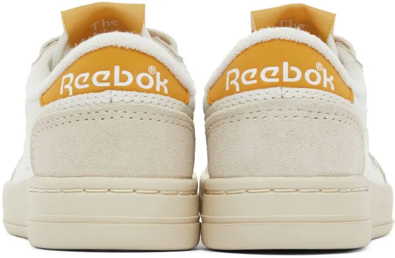 Reebok LT Court Schoenen Bright Ochre / Cloud White / Vector Red