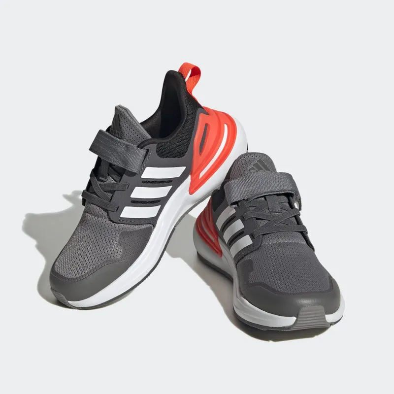 adidas Rapidasport Bounce Sport Running met Elastische Veters en Klittenband Grey Three / Cloud White / Grey Five (HP2753)