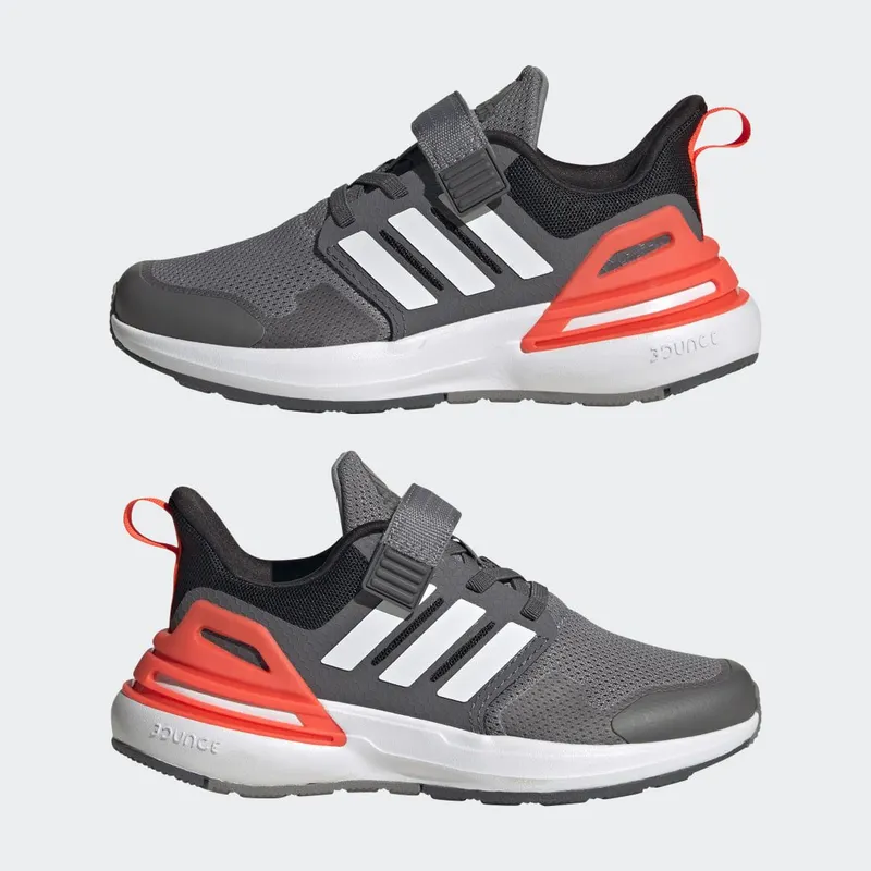 adidas Rapidasport Bounce Sport Running met Elastische Veters en Klittenband Grey Three / Cloud White / Grey Five (HP2753)