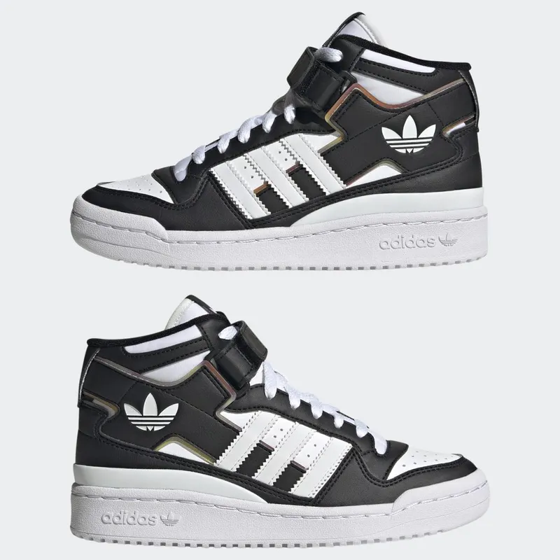 adidas Forum Mid Core Black / Cloud White / Cloud White (HQ6845)