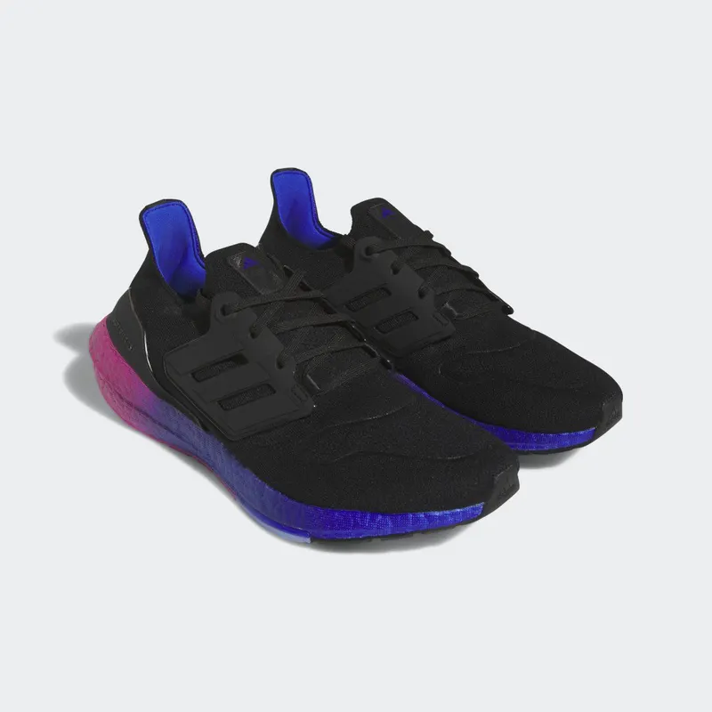 adidas Ultraboost 22 Core Black / Core Black / Lucid Blue (HQ8593)