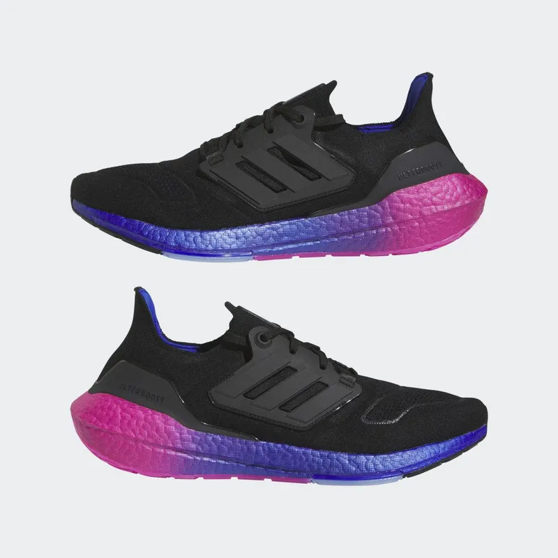 adidas Ultraboost 22 Core Black / Core Black / Lucid Blue (HQ8593)