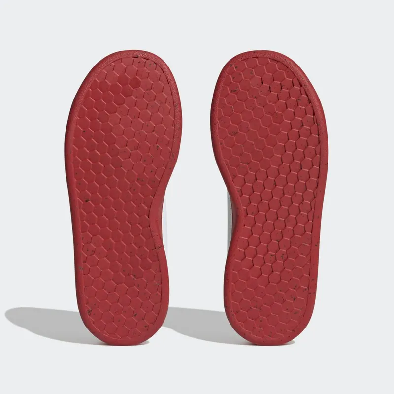 adidas adidas x Marvel Advantage Spider-Man Veterschoenen Cloud White / Cloud White / Better Scarlet (HQ8838)