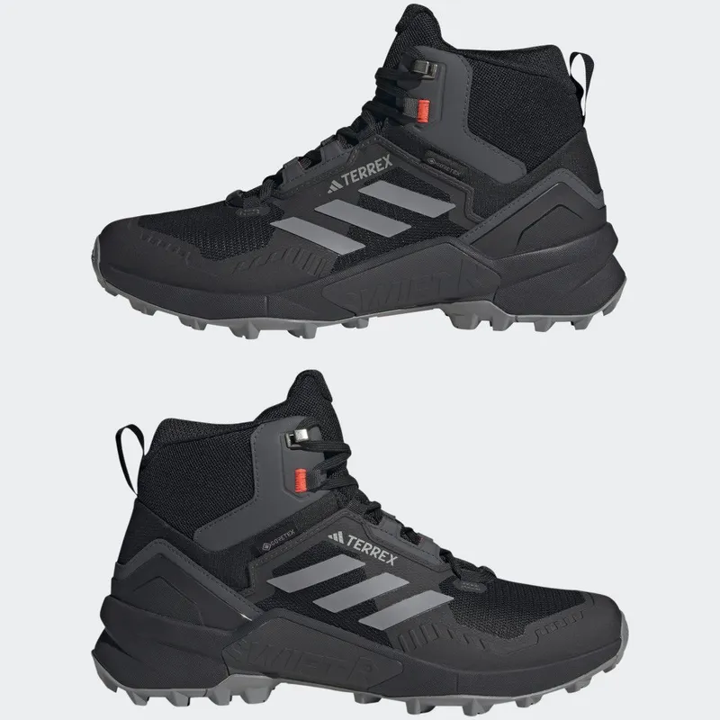 adidas Terrex Swift R3 Mid GORE-TEX Hiking Core Black / Grey Three / Solar Red (HR1308)