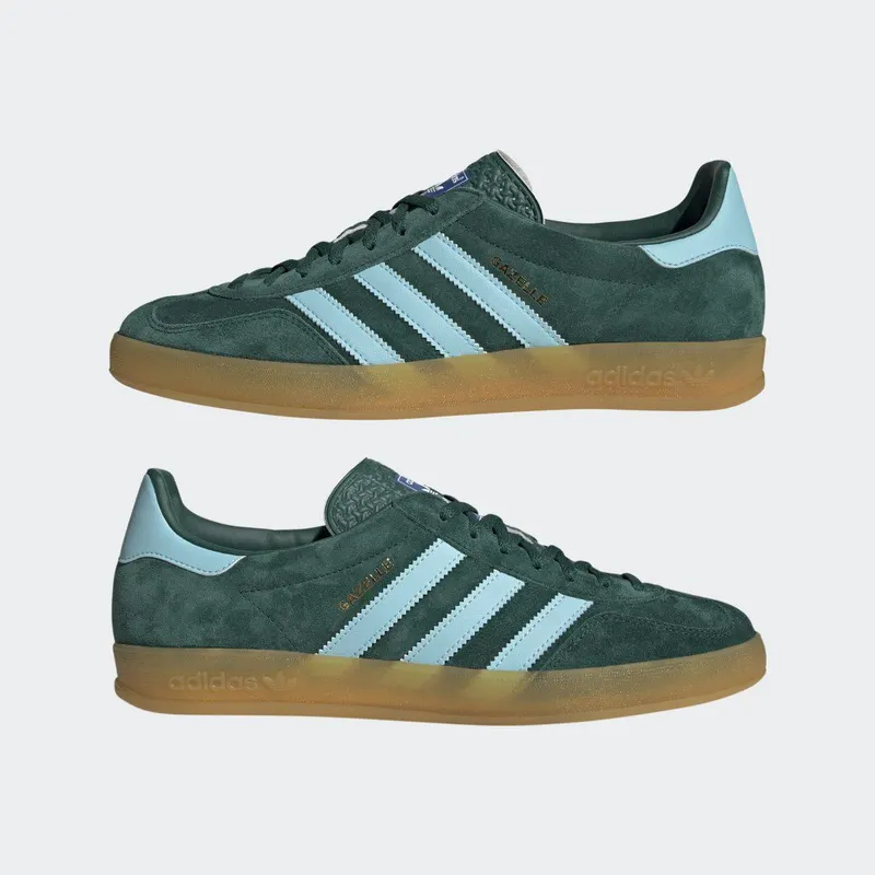 adidas Gazelle Indoor Collegiate Green / Hazy Sky / Victory Gold (IG9979)