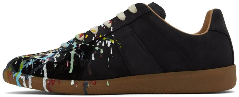 Maison Margiela Black & Multicolor Replica Sneakers (S57WS0240 P1892)