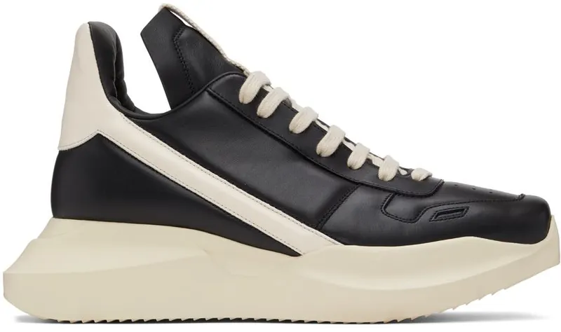 Rick Owens Black Geth Sneakers (RU02B2814 LPO)