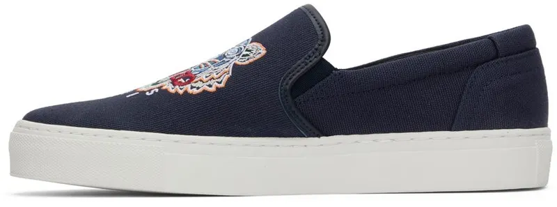 Kenzo Navy Kenzo Paris Tiger K-Skate Sneakers (FC55SN100F71)