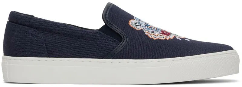Kenzo Navy Kenzo Paris Tiger K-Skate Sneakers (FC55SN100F71)