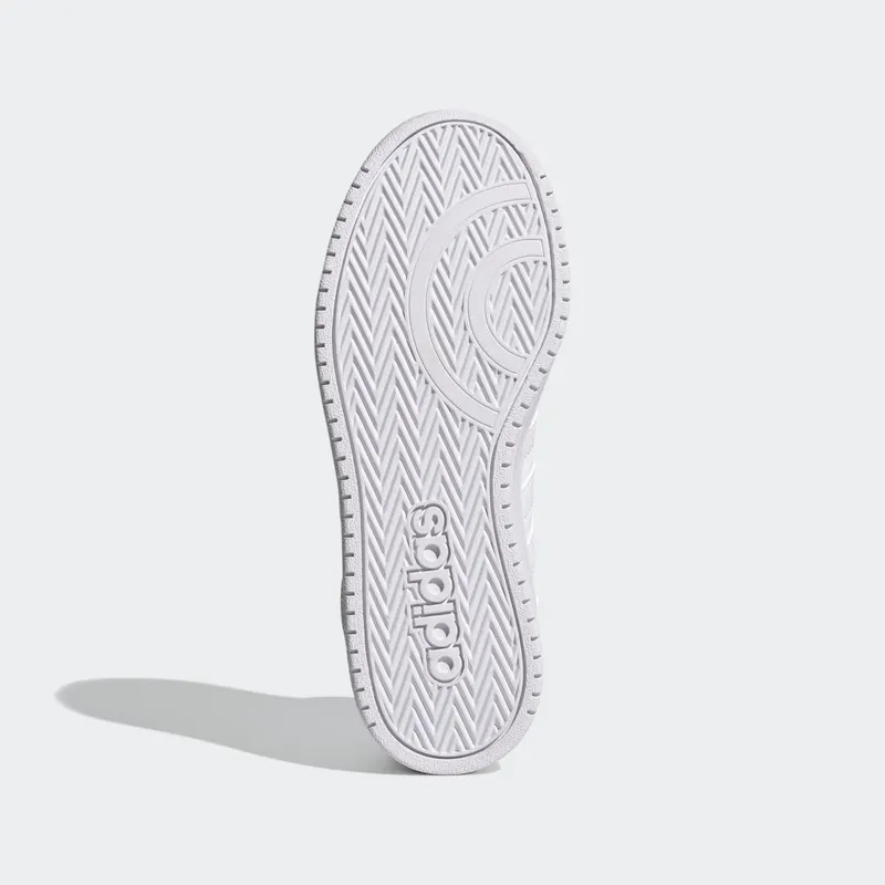 adidas Hoops 2.0 Mid Cloud White / Cloud White / Silver Metallic (FY6023)