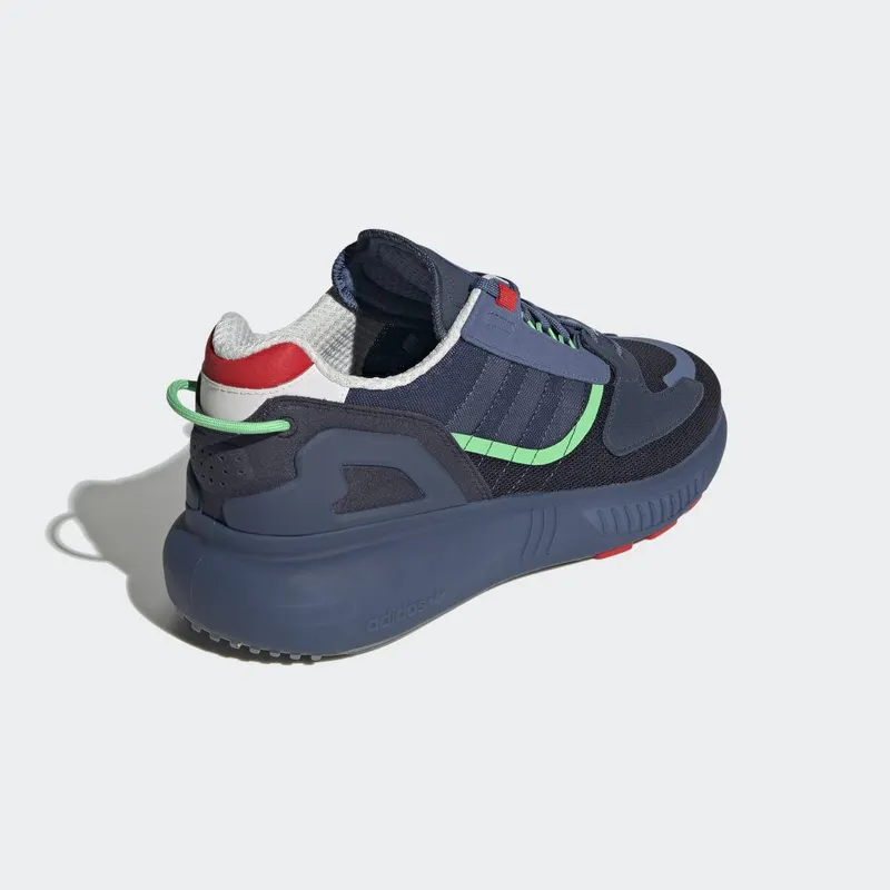 adidas ZX 5K BOOST GREEN / Crew Navy / Semi Screaming Green (GV7700)