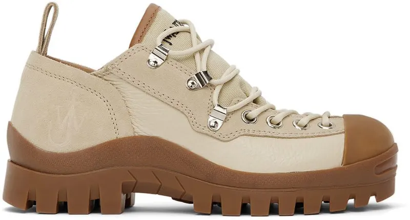 JW Anderson Beige Hiking Low-Top Sneakers (ANW38002A 15057)