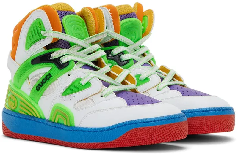 Gucci Kids Multicolor Basket Sneakers (682246 2SH80)