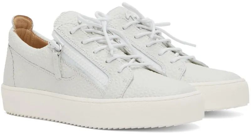 Giuseppe Zanotti White Leather Sneakers (RU20011-92940)
