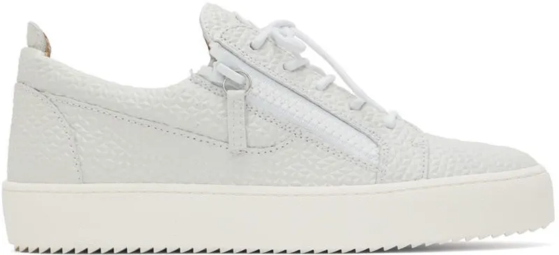 Giuseppe Zanotti White Leather Sneakers (RU20011-92940)
