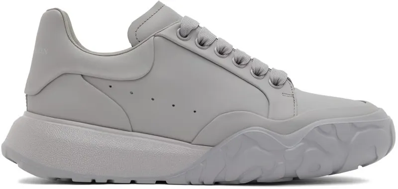 Alexander McQueen Gray New Court Sneakers (705182WICD3)