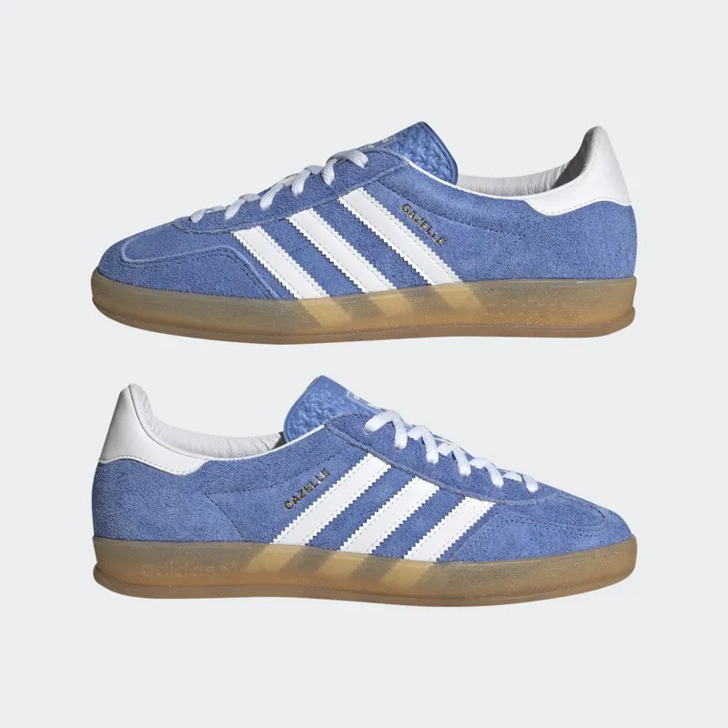 adidas Gazelle Indoor Blue Fusion / Cloud White / Gold Metallic (HQ8717)