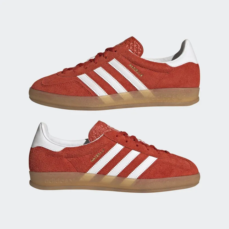 adidas Gazelle Indoor Bold Orange / Cloud White / Gum (HQ8718)