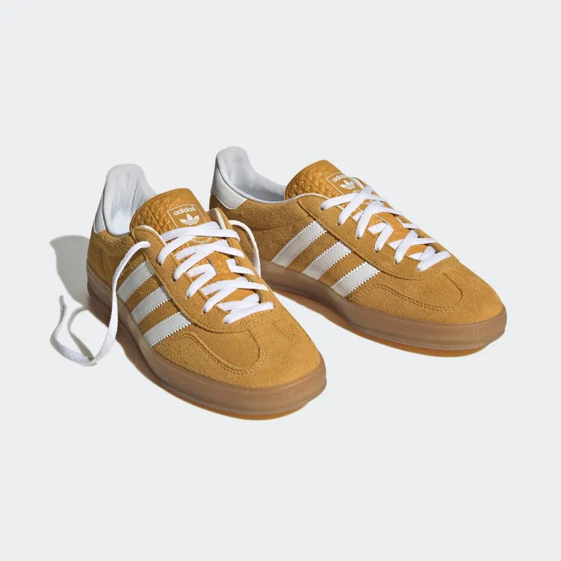 adidas Gazelle Indoor Orange Peel / Cloud White / Gold Metallic (HQ8716)