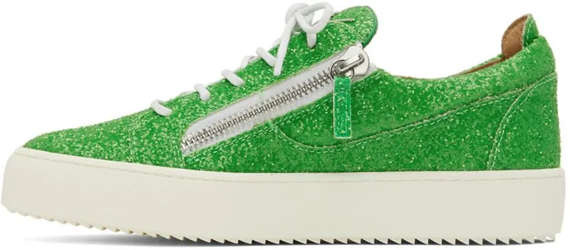 Giuseppe Zanotti Green Glitter Frankie Sneakers (RU20013-92947)