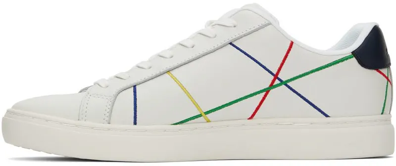 PS by Paul Smith White Abstract Rex Sneakers (M2S-REX35-FLEA)