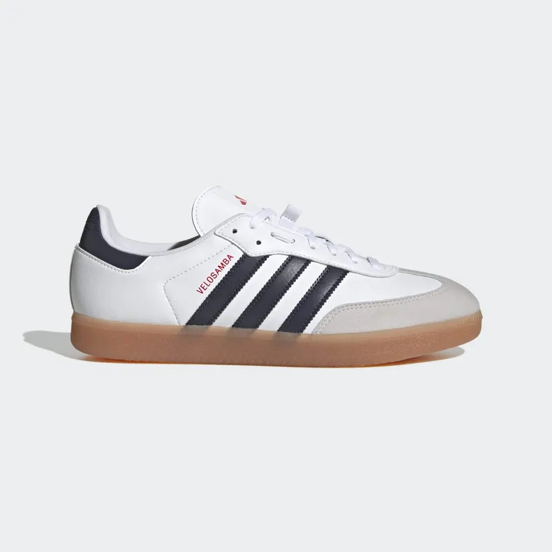 adidas The Velosamba Vegan Fietsschoenen Cloud White / Team Navy Blue 2 / Better Scarlet (HP5399)
