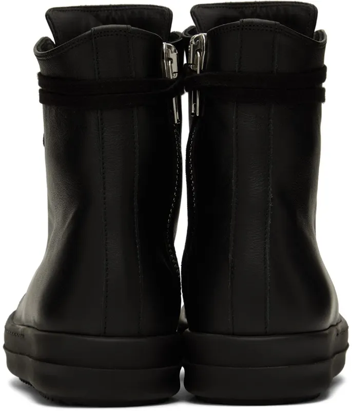 Rick Owens Black Strobe Sneakers (RP02B6890 LPO)