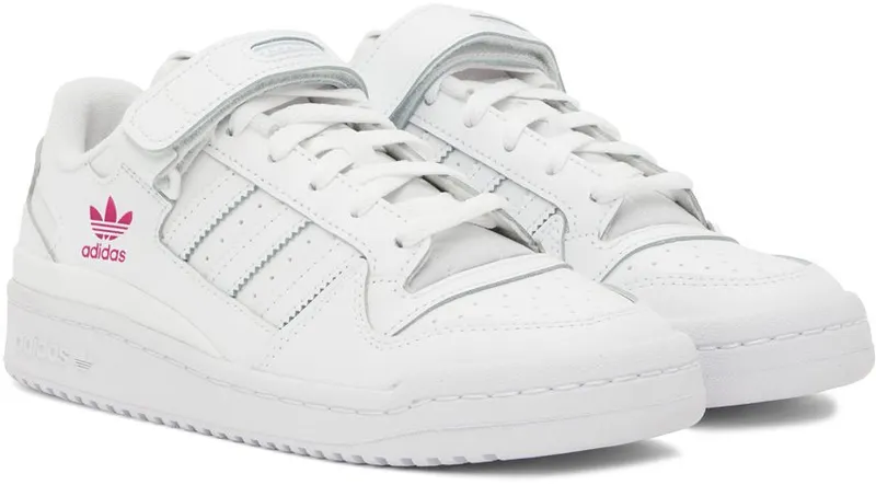 adidas Forum Low Cloud White / Cloud White / Shock Pink (G58001)