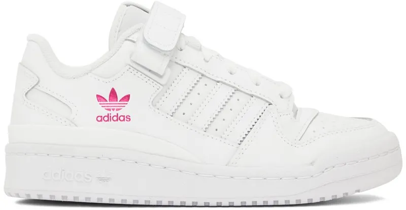 adidas Forum Low Cloud White / Cloud White / Shock Pink (G58001)