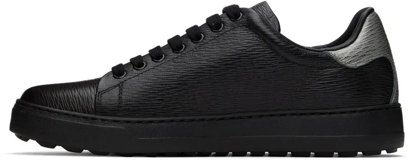Salvatore Ferragamo Black Gancini Sneakers (753088 020489012)