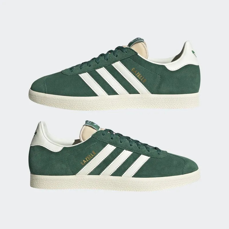 adidas Gazelle Dark Green / Off White / Cream White (GY7338)
