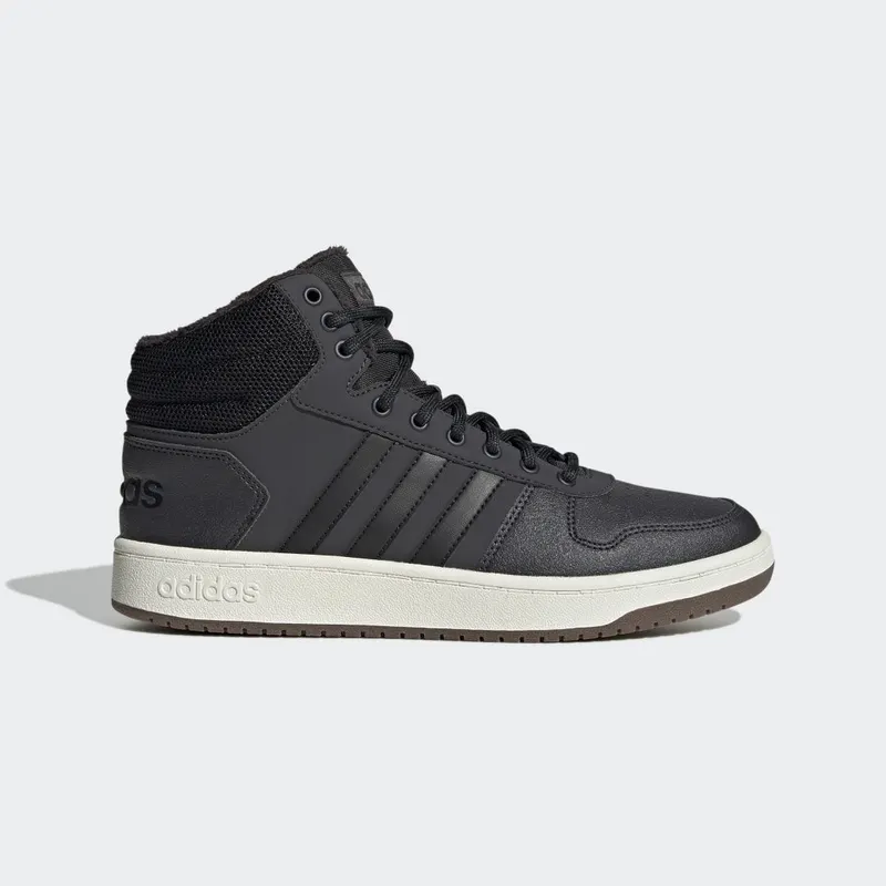 adidas Hoops 2.0 Mid Carbon / Core Black / White Tint (GZ7959)