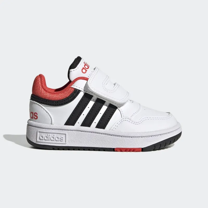 adidas Hoops Cloud White / Core Black / Bright Red (H03860)