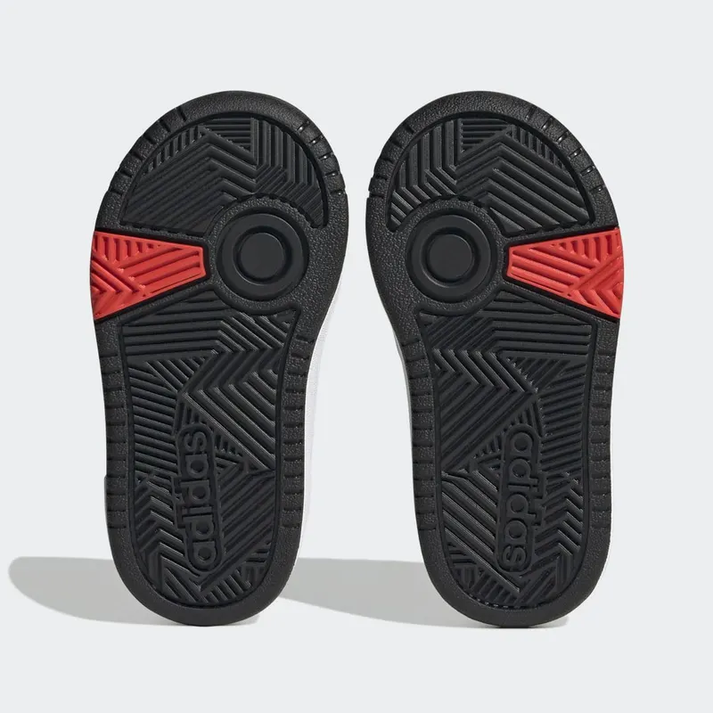 adidas Hoops Cloud White / Core Black / Bright Red (H03860)