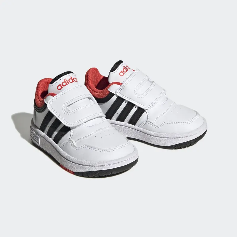 adidas Hoops Cloud White / Core Black / Bright Red (H03860)