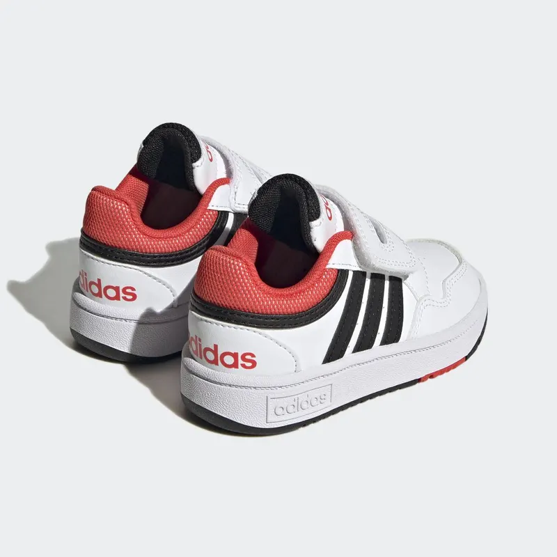 adidas Hoops Cloud White / Core Black / Bright Red (H03860)